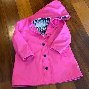 Pink Hatley rain coat